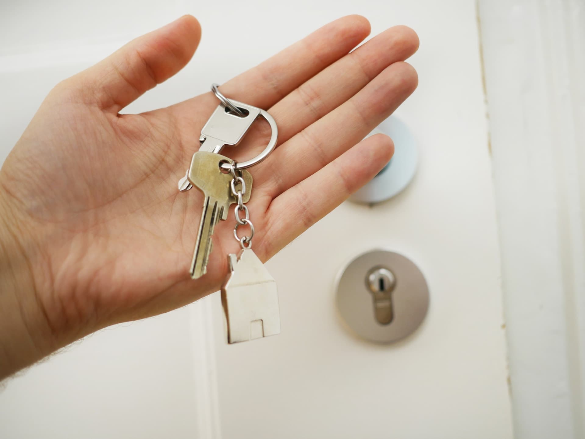 Keys in hand